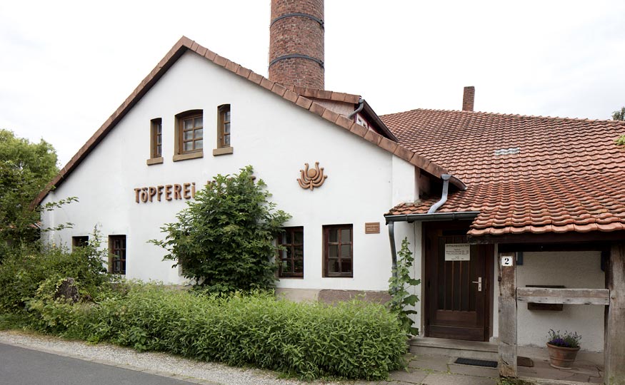 Töpferei Cafe Klett Zeichnung Fredelsloh