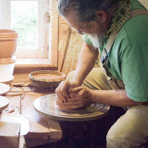 Töpferei Cafe Klett Werkstatt Johannes Klett-Drechsel